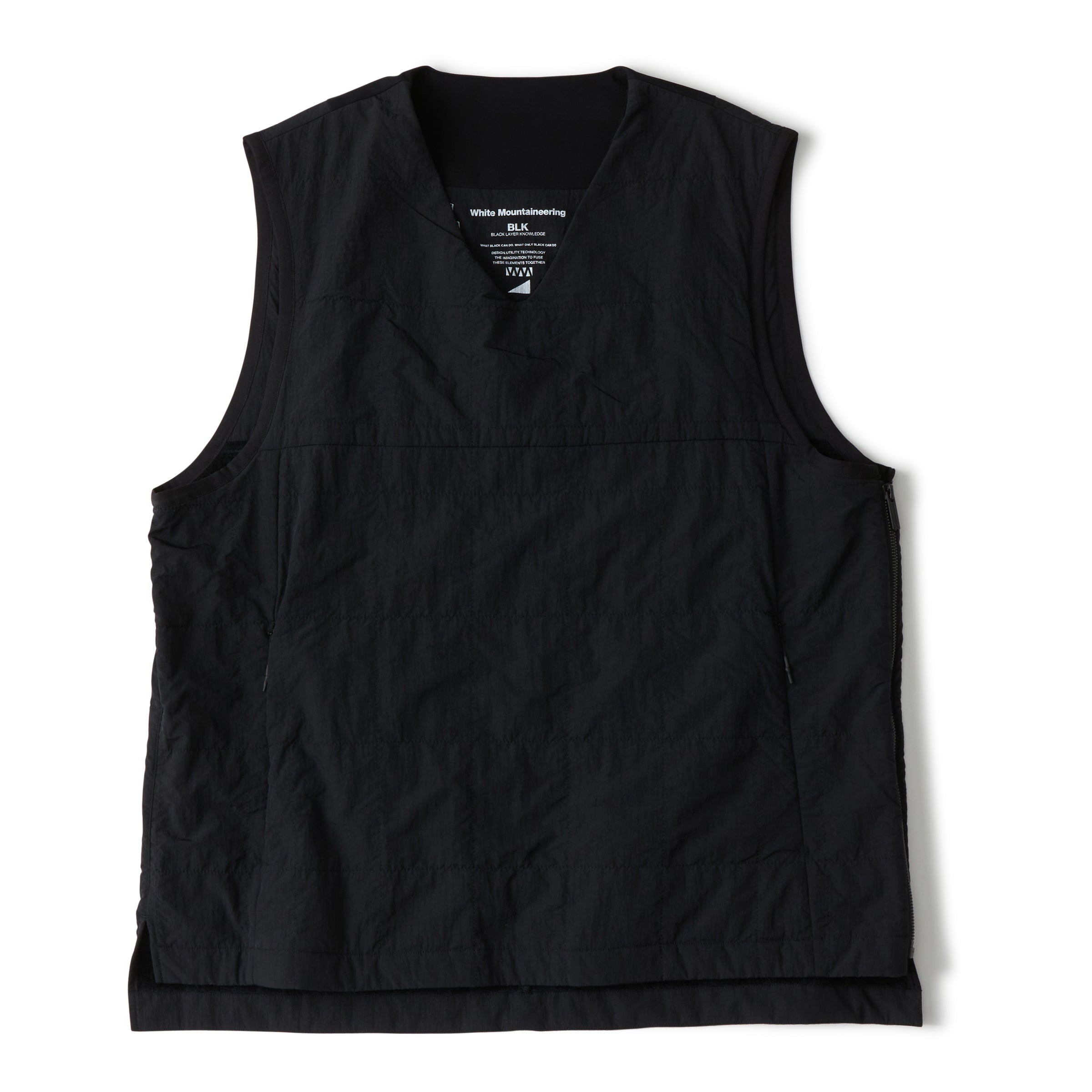 ホワイトマウンテニアリング　ベスト WHITE MOUNTAINEERING WMBC × TAION REVERSIBLE DOWN VEST KHAKI
