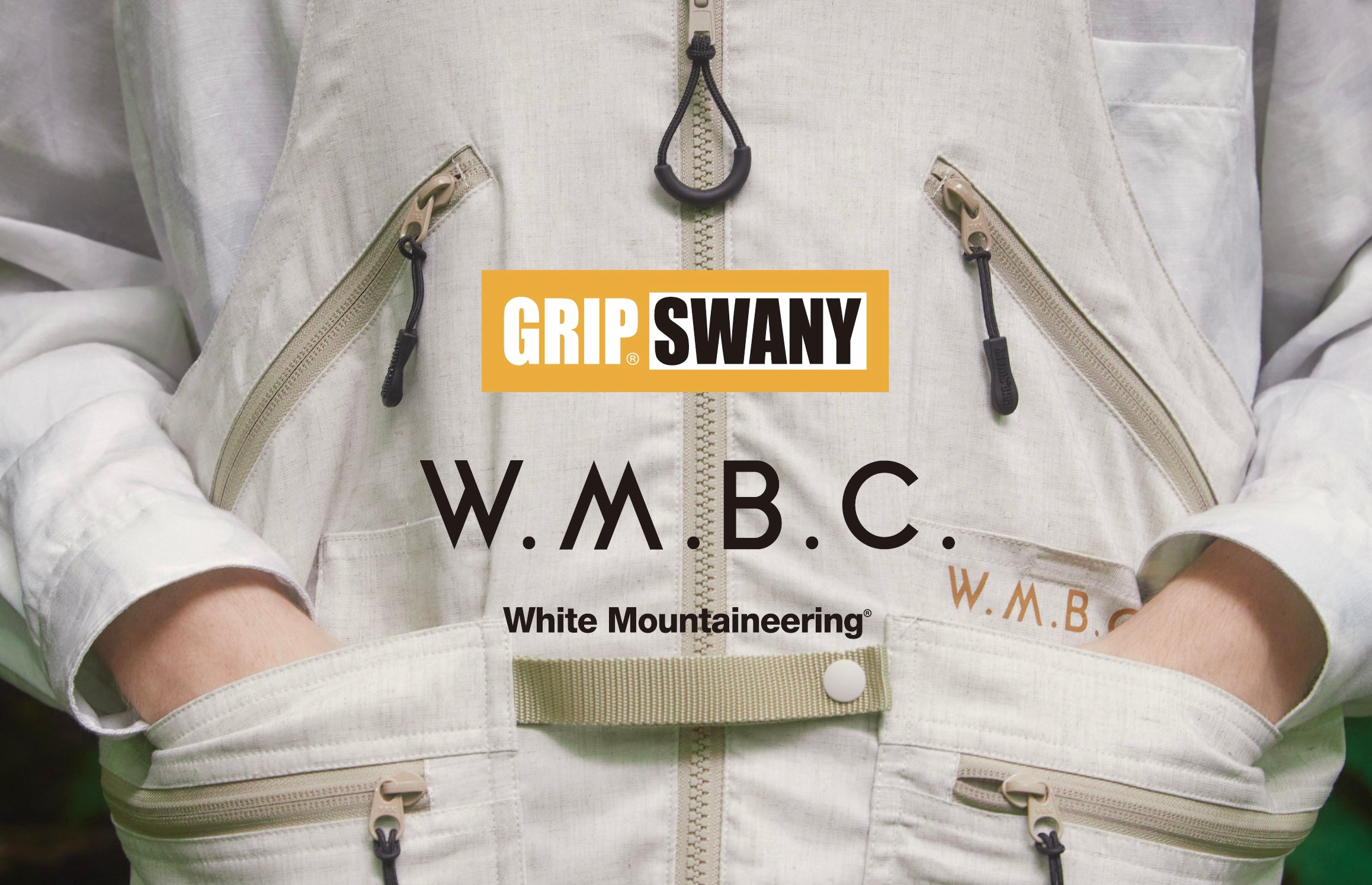 W.M.B.C. × GRIP SWANY – White Mountaineering OFFICIAL WEB SITE.