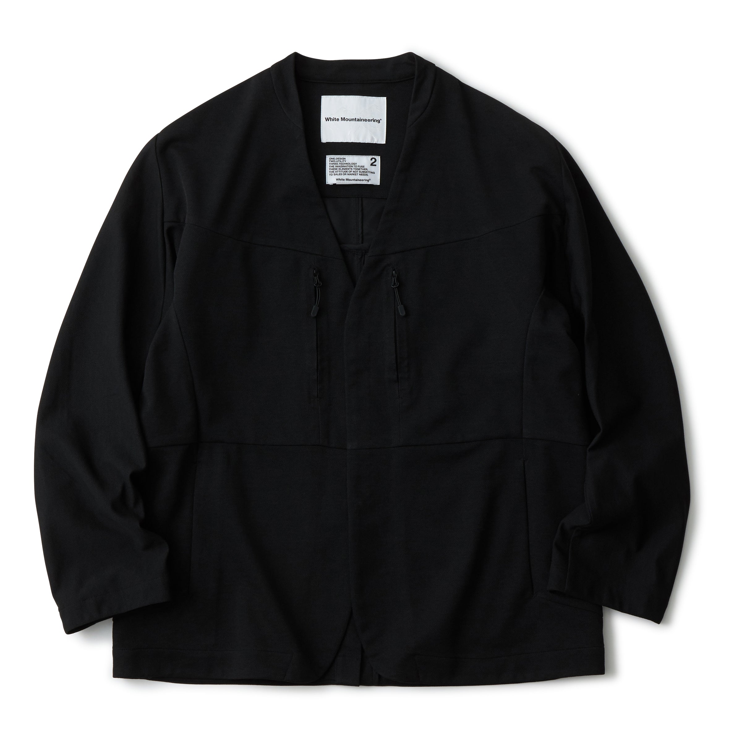 低価格 JERSEY PANAMA NO Mountaineering White – JACKET COLLAR ジャケット・アウター
