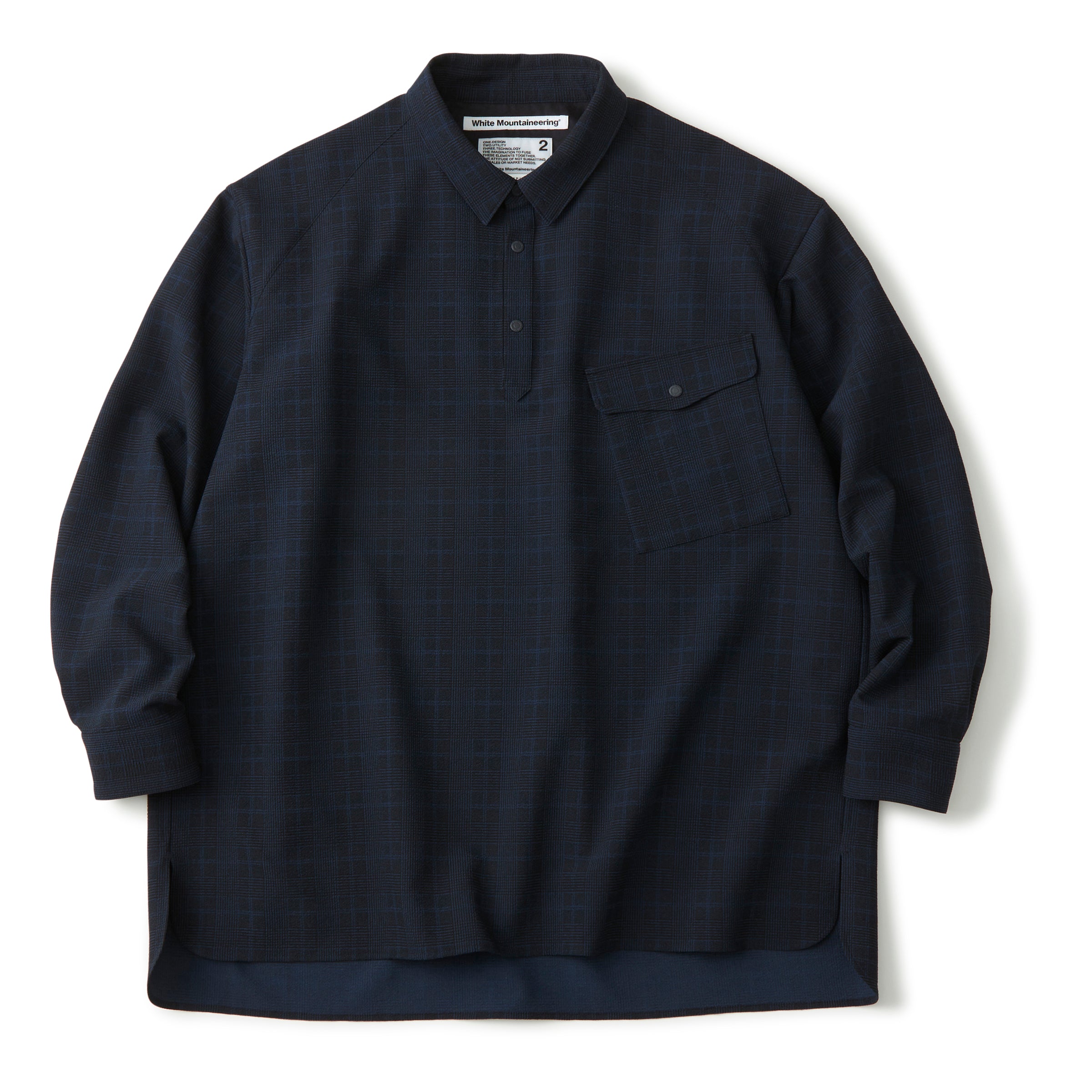 CHECK PULLOVER SHIRT – White Mountaineering OFFICIAL WEB SITE