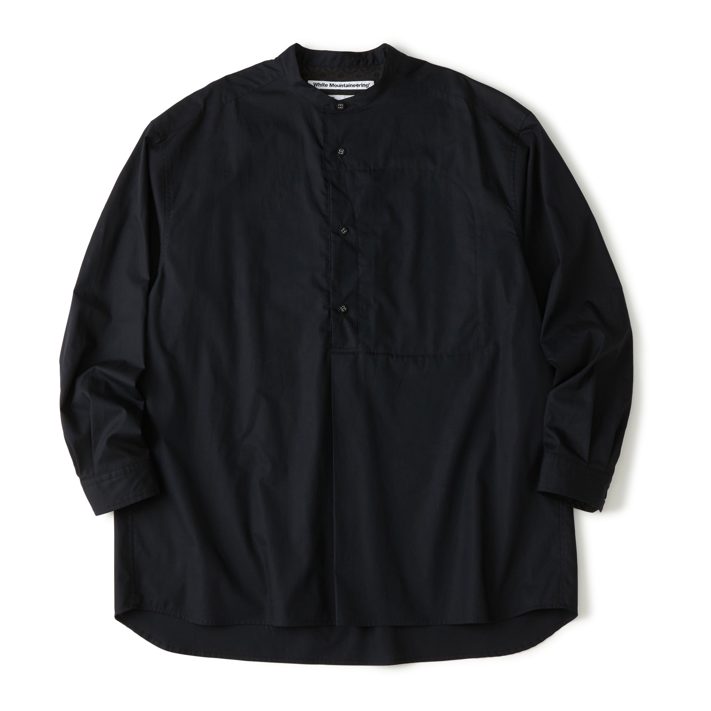 【新品未使用タグ付き】white mountaineering キモノシャツ STRETCH NYLON HALF SLEEVE KIMONO SHIRT - White