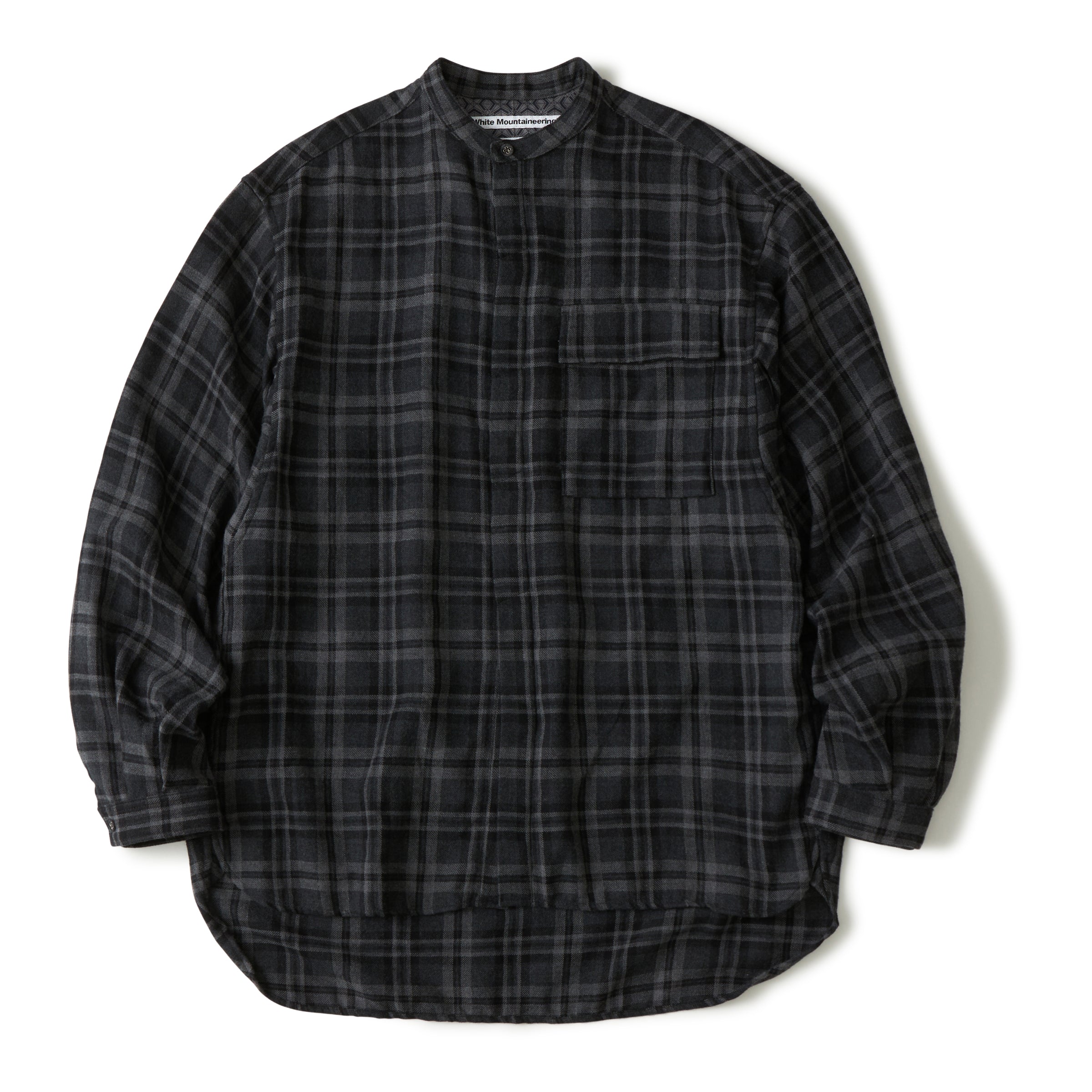 WIDE GUSSET SLEEVE CHECK LONG SHIRT – White Mountaineering OFFICIAL WEB  SITE.