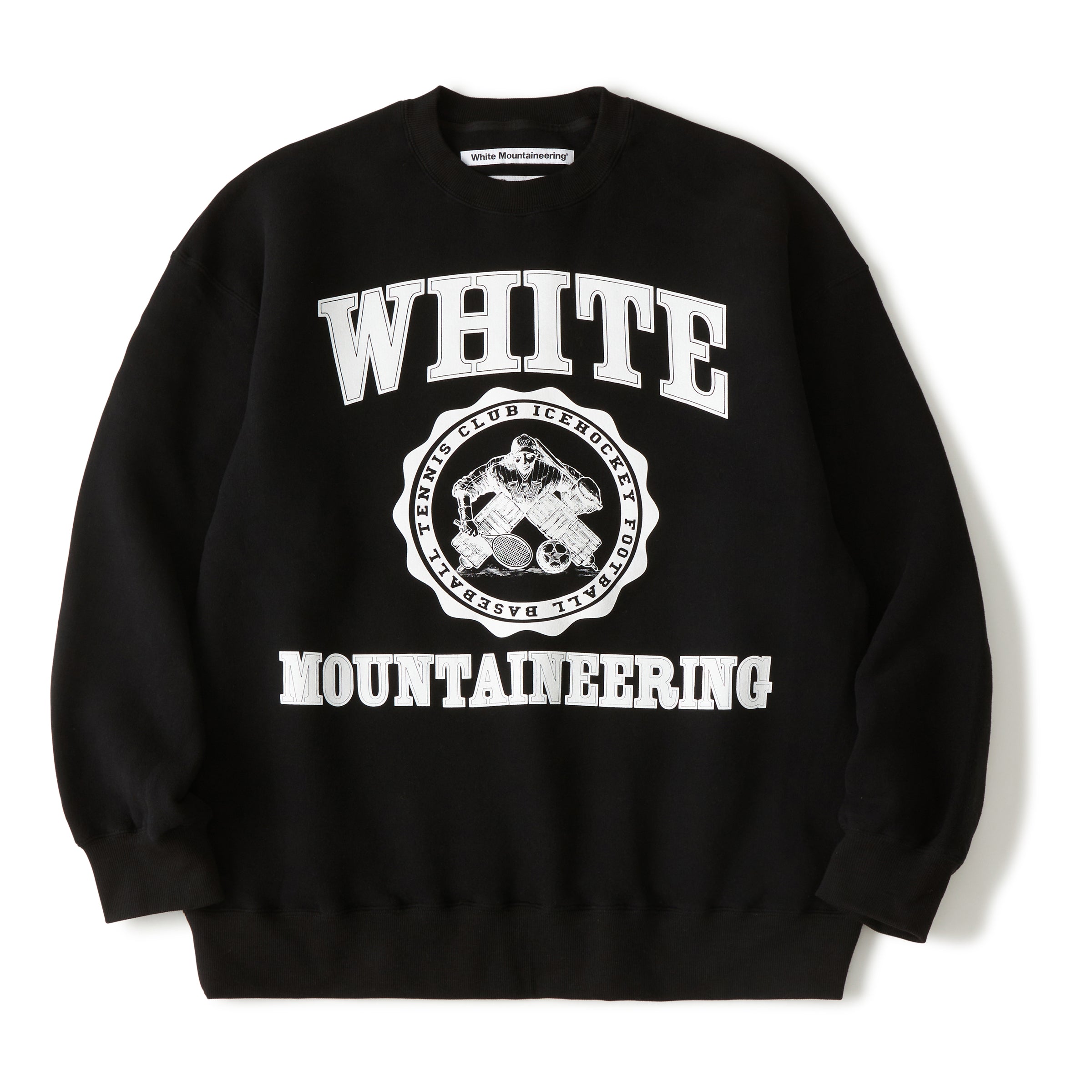 トップス White Mountaineering COLLEGE LOGO SWEAT1 WM2473510_BLACK.jpg?v=1715672031
