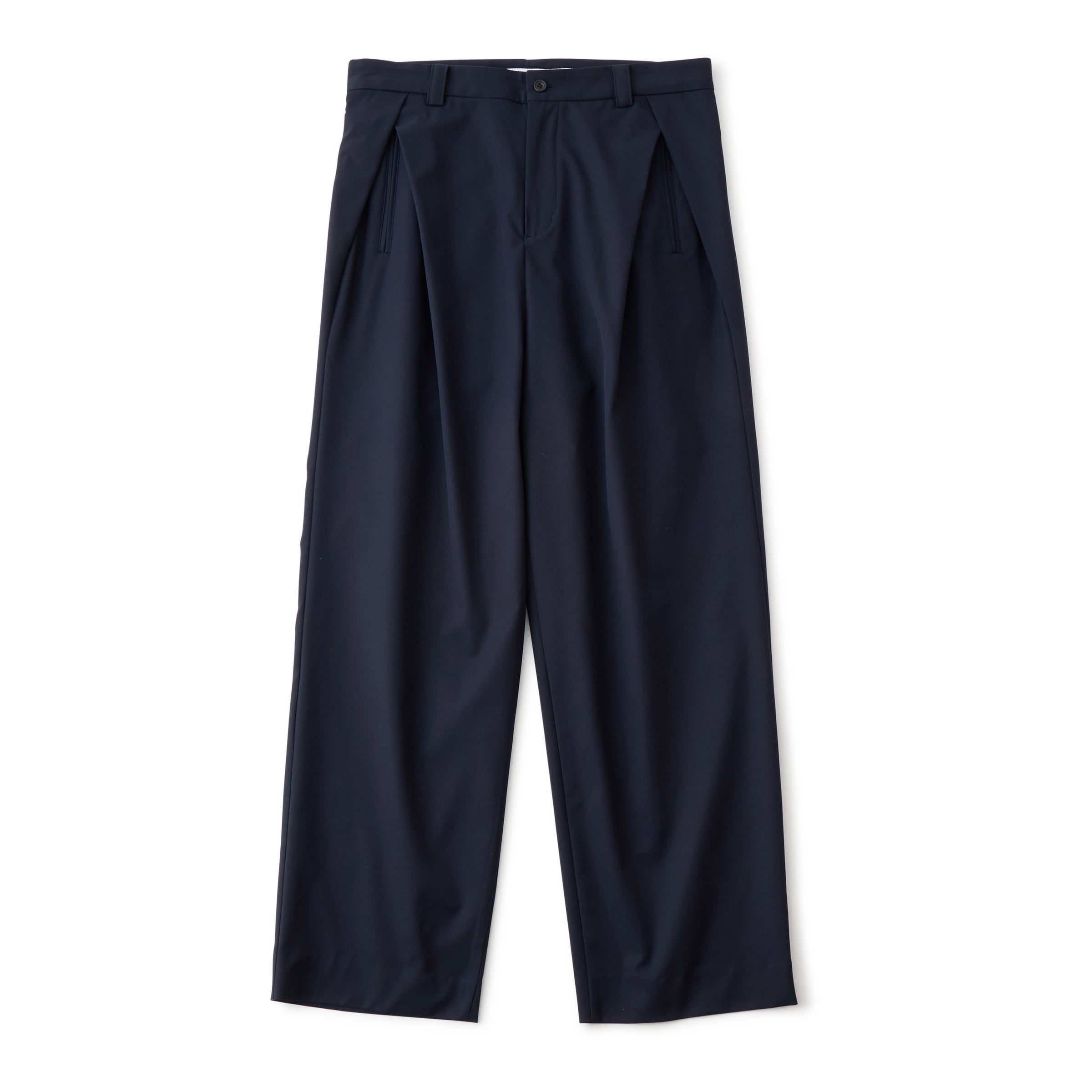 SOLOTEX 2 TUCK WIDE PANTS – White Mountaineering OFFICIAL WEB SITE.