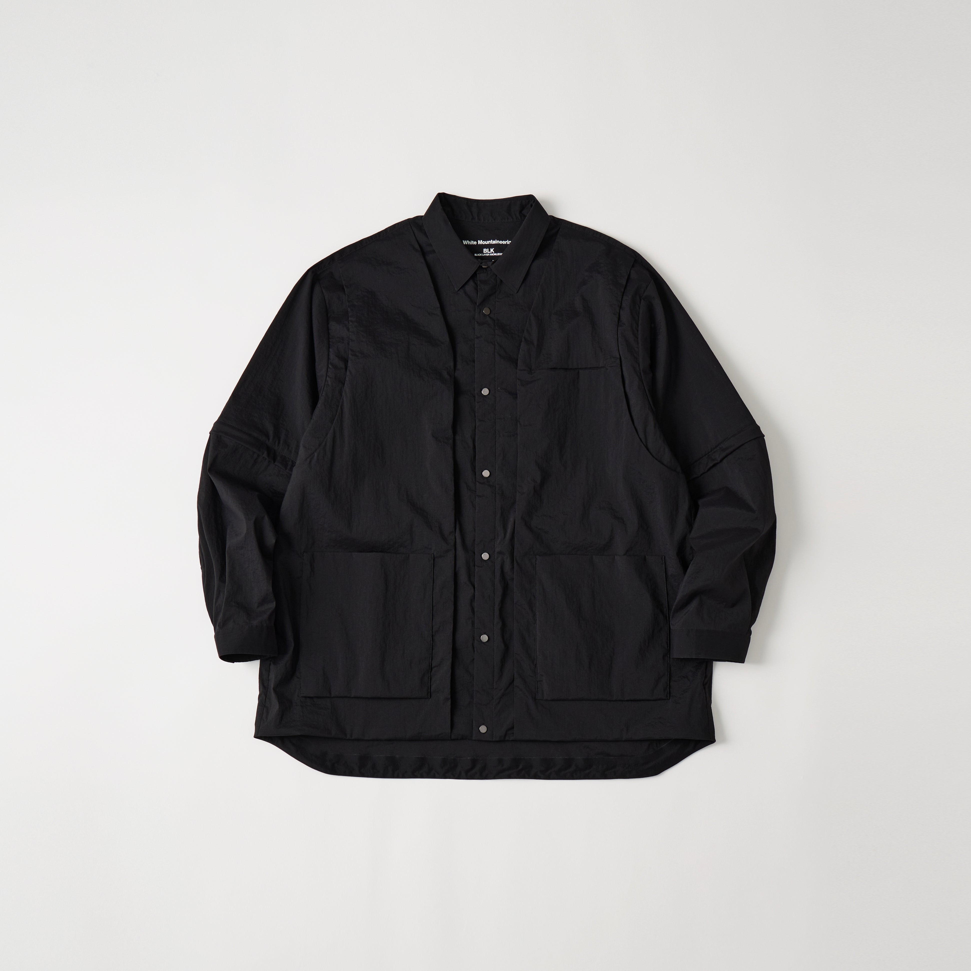 ZIP OFF LAYERED SHIRT - White Mountaineering®︎ – White