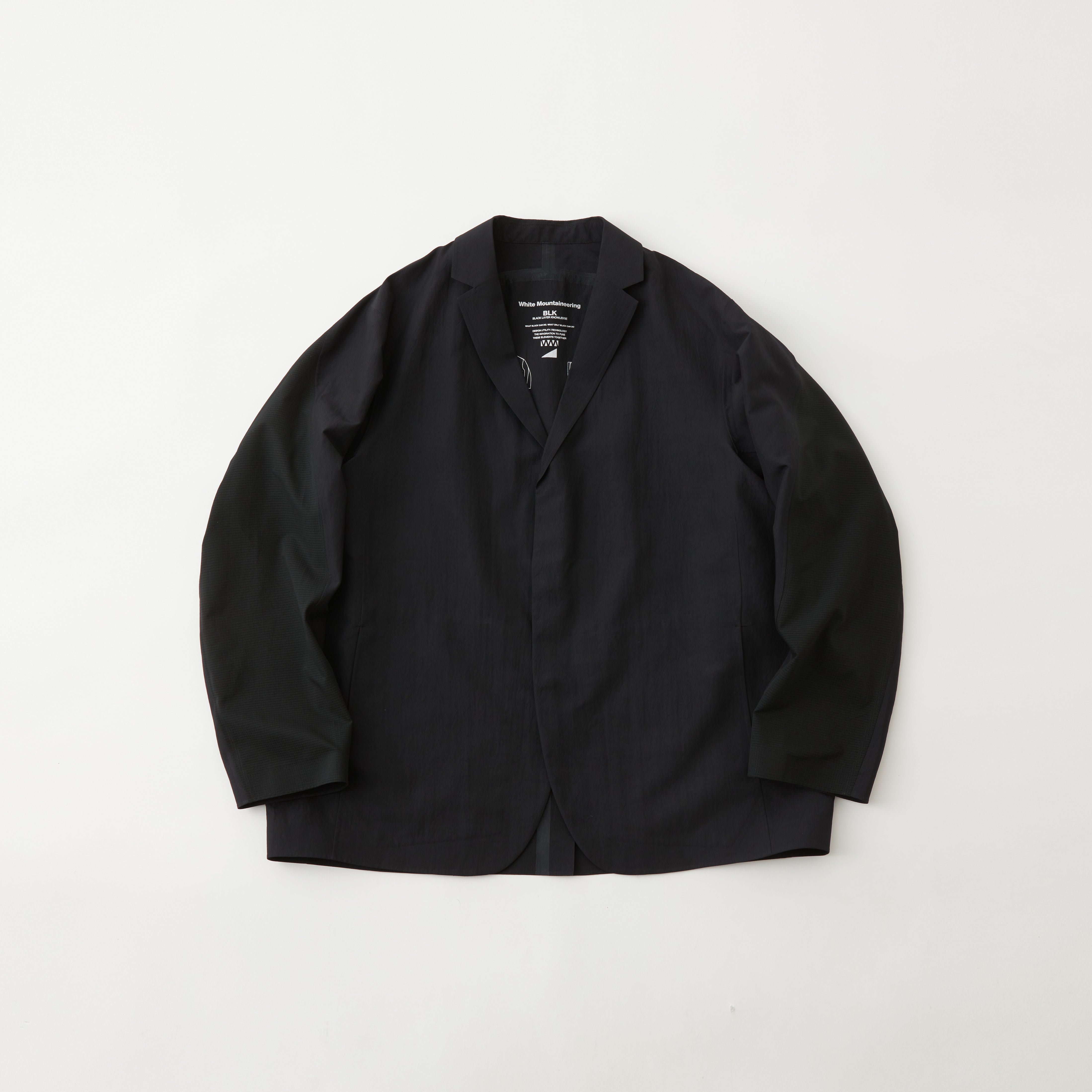 POLYESTER TAFFETA LAPEL JACKET - White Mountaineering®︎ – White 