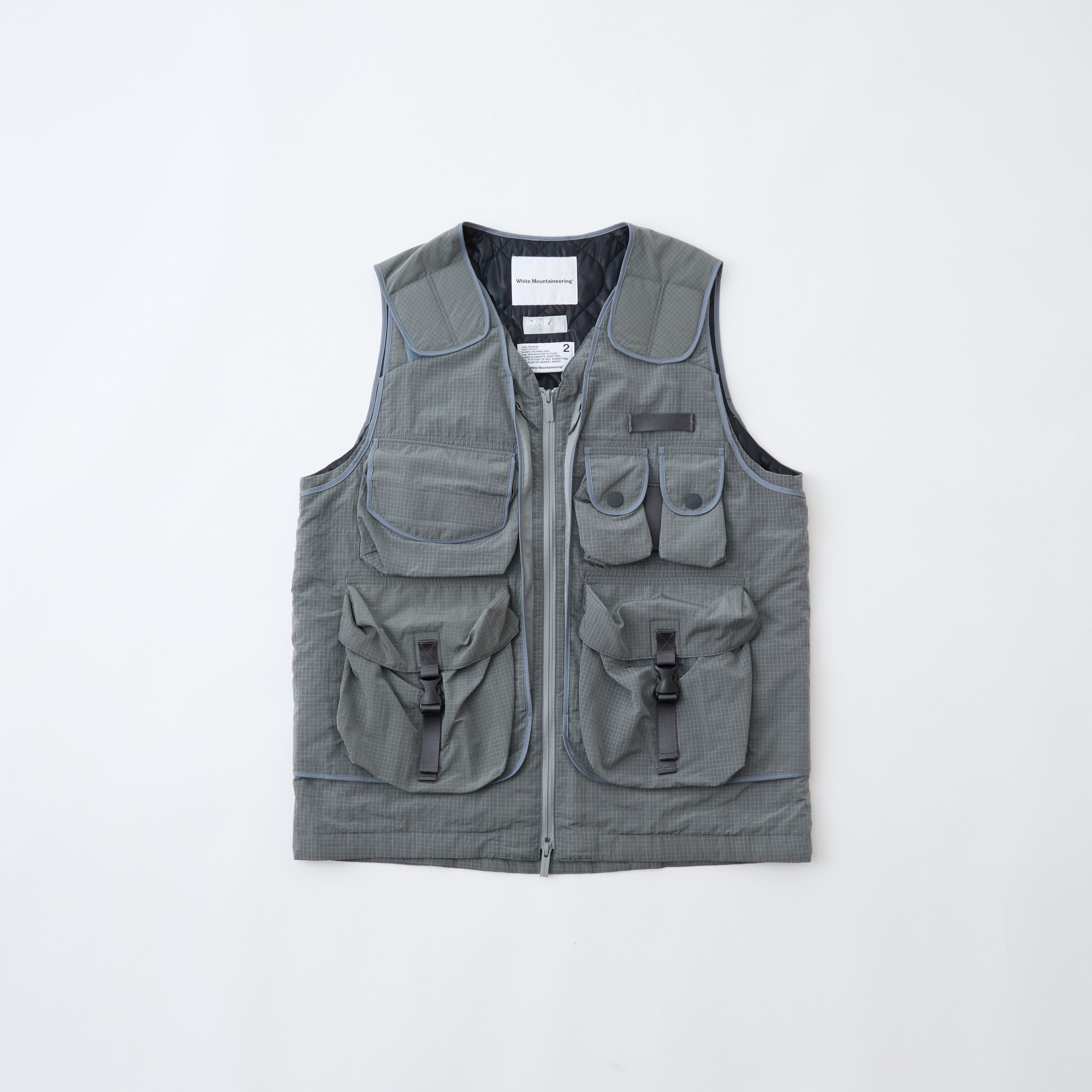トップス WHITE MOUNTAINEERING PADDED LUGGAGE VEST CAMPING VEST - White Mountaineering®︎ – White