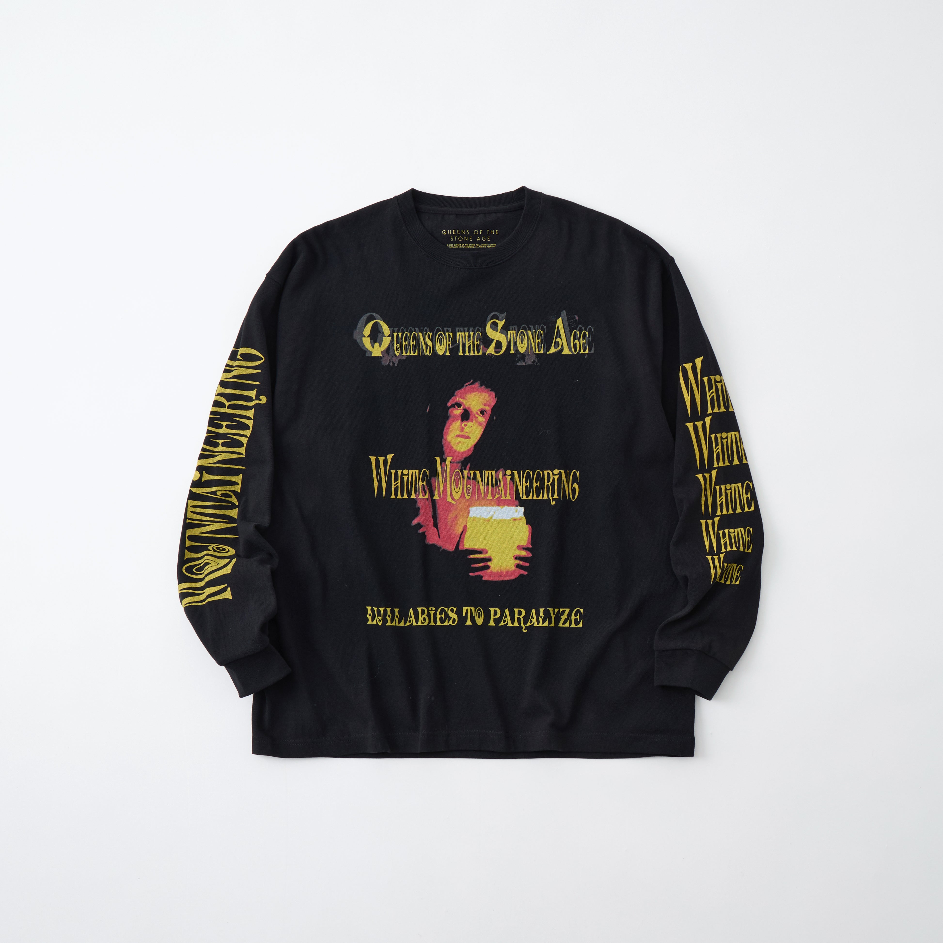 QOTSA LULLABIES TO PARALYZE L/S T-SHIRT - White mountaineering