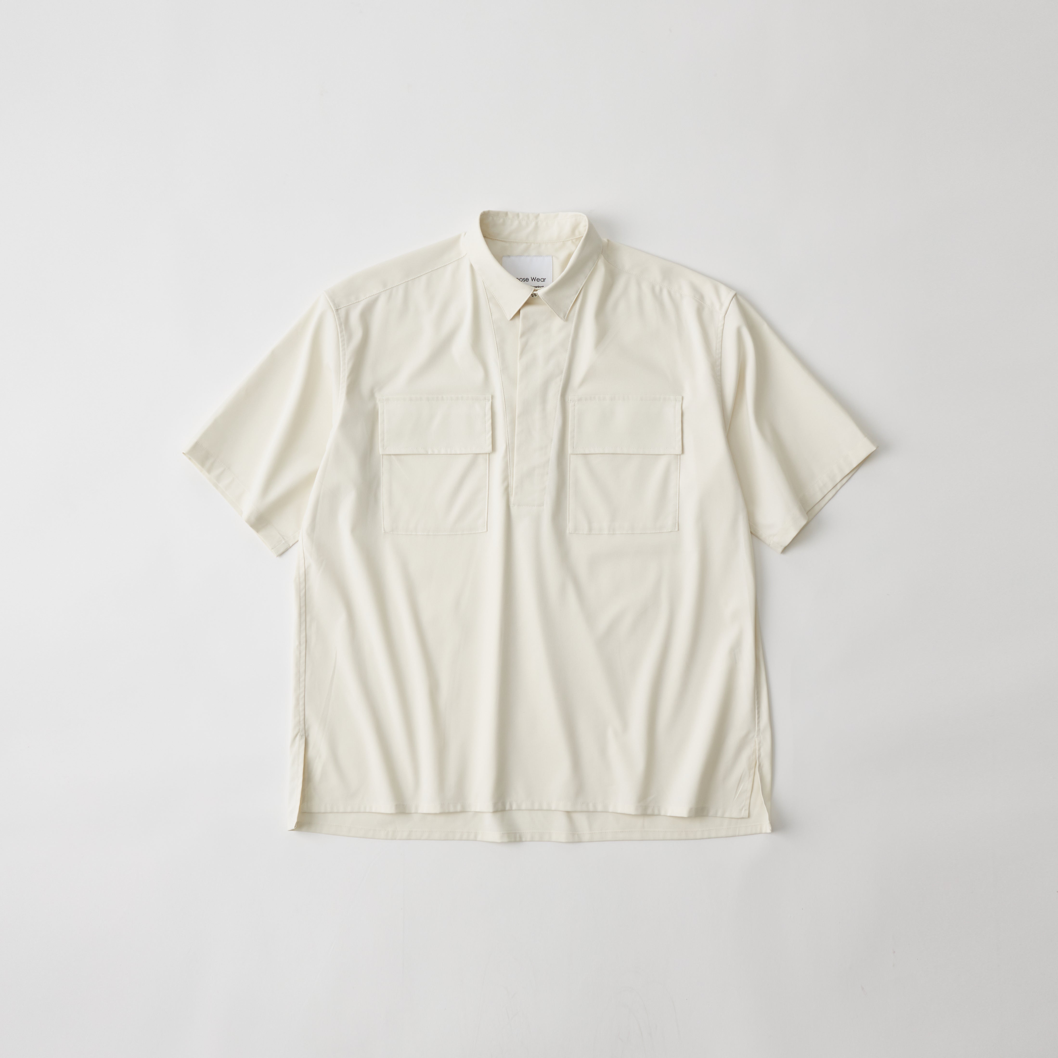 HALF SLEEVE PULLOVER SHIRT - White mountaineering®︎ – White