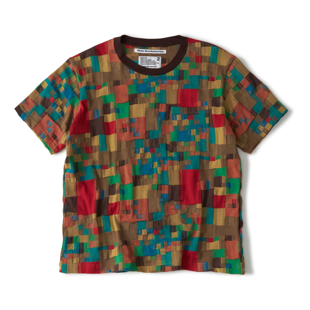 【24ss美品】WHITE MOUNTAINEERING ZIP T-SHIRT MOSAIC JACQUARD T-SHIRT – White Mountaineering OFFICIAL WEB