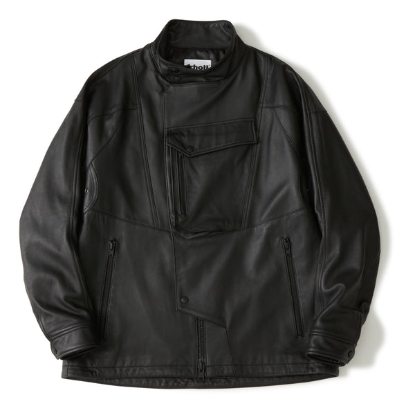 WM×Schott SHEEP LEATHER RIDER'S JACKET – White Mountaineering