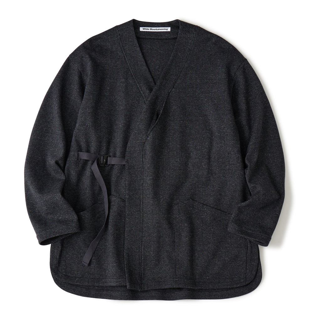 【新品未使用タグ付き】white mountaineering キモノシャツ STRETCH NYLON HALF SLEEVE KIMONO SHIRT - White Mountaineering