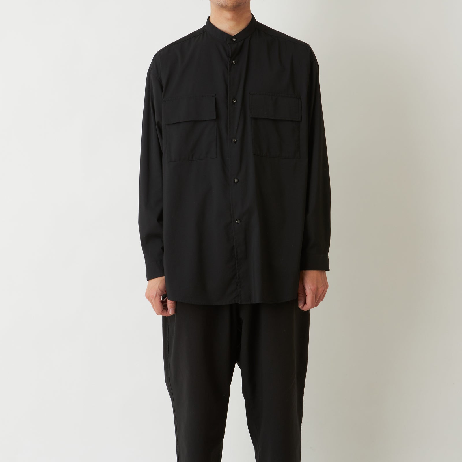 BAND COLLAR SHIRT - White Mountaineering®︎ – White Mountaineering 