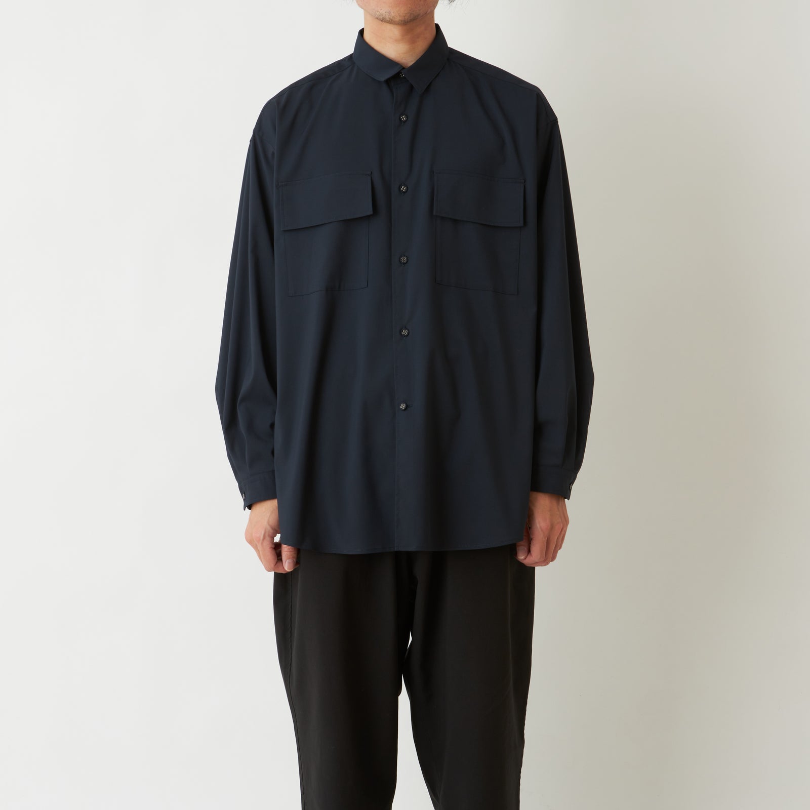 売れ筋がひ贈り物！ REGULAR COLLAR SHIRT - White mountaineering®︎ – White トップス