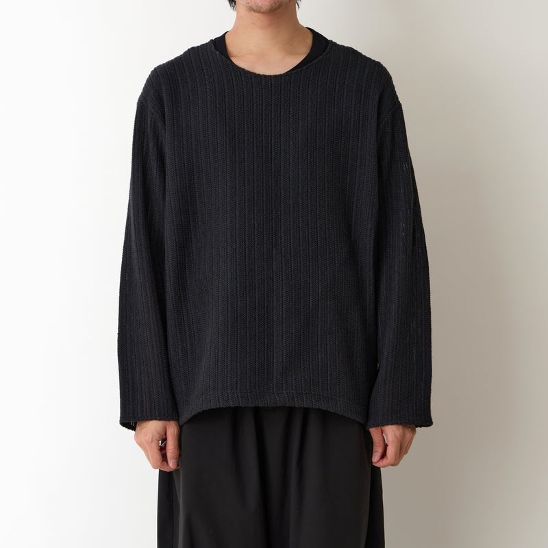 RASCHEL SHIRRING PULLOVER