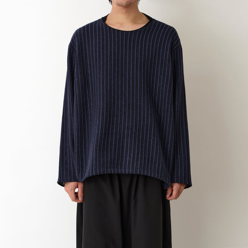 RASCHEL SHIRRING PULLOVER