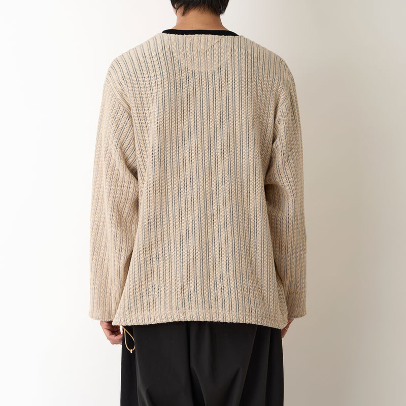 RASCHEL SHIRRING PULLOVER