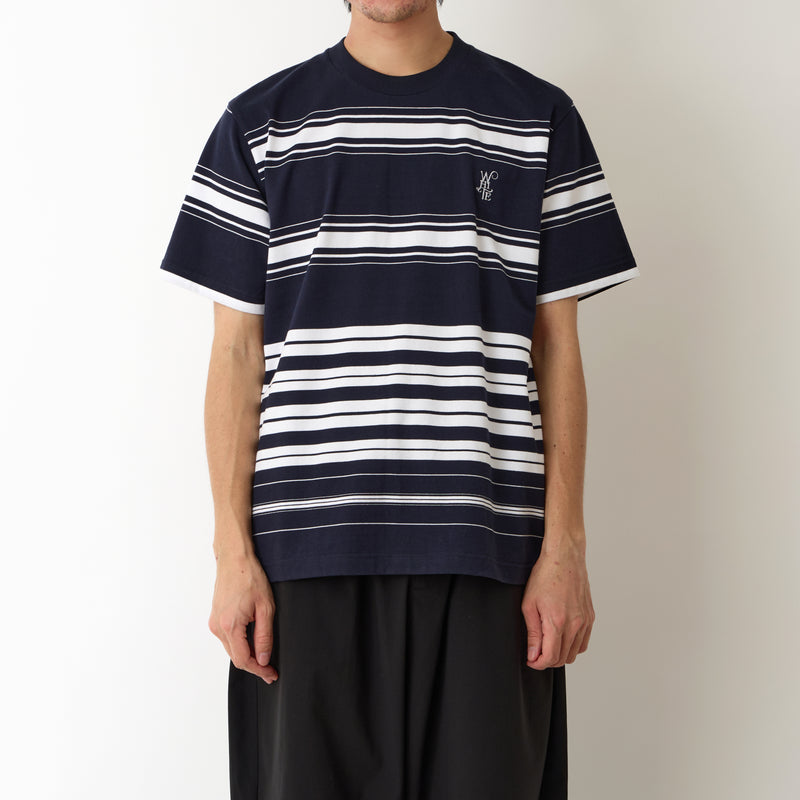 RANDAM STRIPE LOGO T-SHIRT