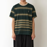 RANDAM STRIPE LOGO T-SHIRT