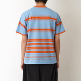 RANDAM STRIPE LOGO T-SHIRT