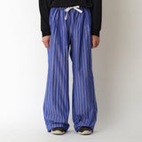 STRIPE 2 TUCK WIDE PANTS