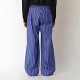 STRIPE 2 TUCK WIDE PANTS