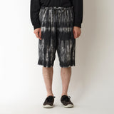 CAMO JACQUARD 2 TUCK WIDE SHORT PANTS