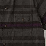 CHECK TUCK JACQUARD MID GUSSET SLEEVE BLOUSON