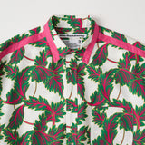 BOTANICAL PATTERN WIDE SHIRT