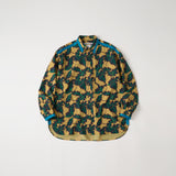 BOTANICAL PATTERN WIDE SHIRT