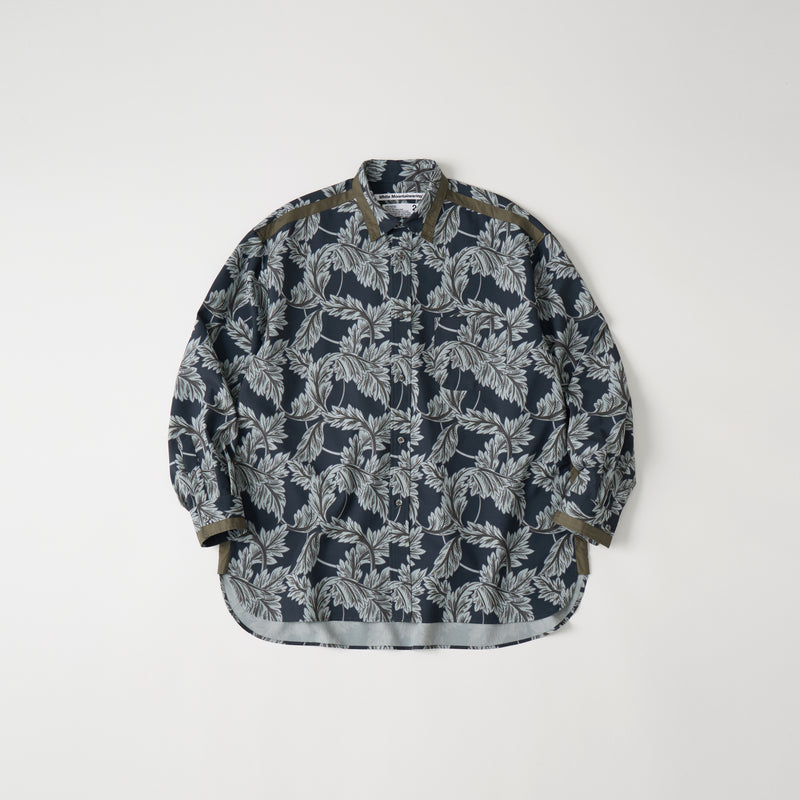 BOTANICAL PATTERN WIDE SHIRT - White Mountaineering®︎ – White