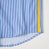 STRIPE BAND COLLAR SHIRT