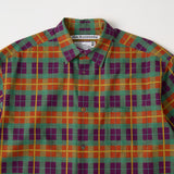 MADRAS CHECK WIDE SHIRT