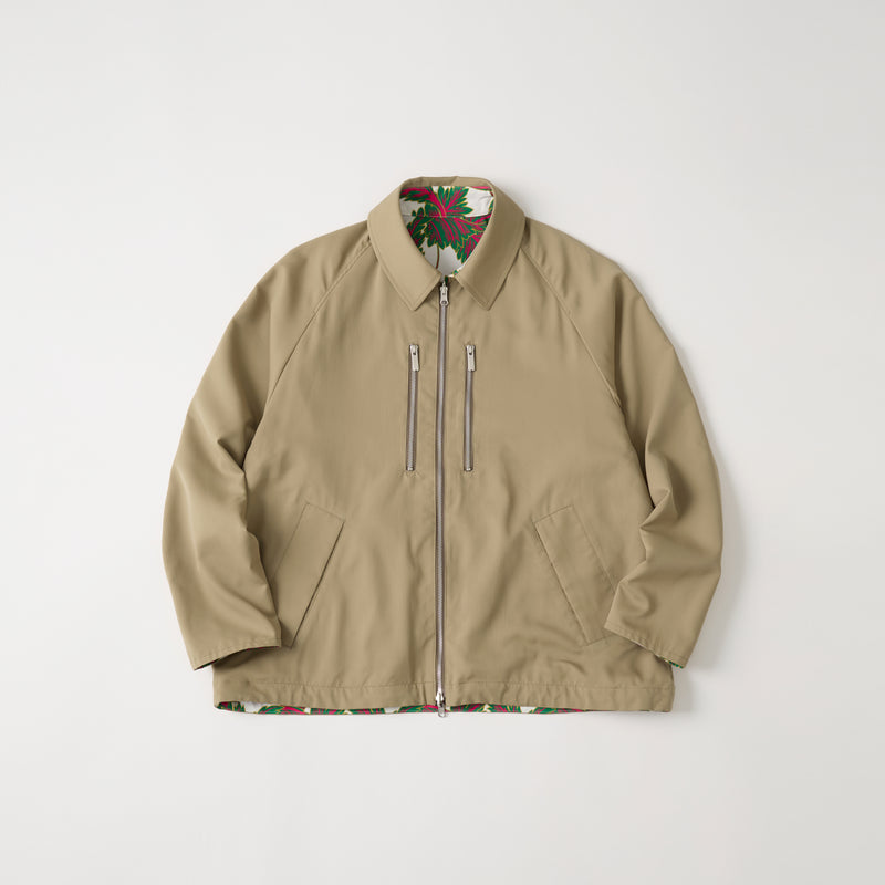 si-様　ブルゾン BOTANICAL PATTERN REVERSIBLE BLOUSON - White Mountaineering