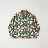 BOTANICAL PATTERN REVERSIBLE BLOUSON