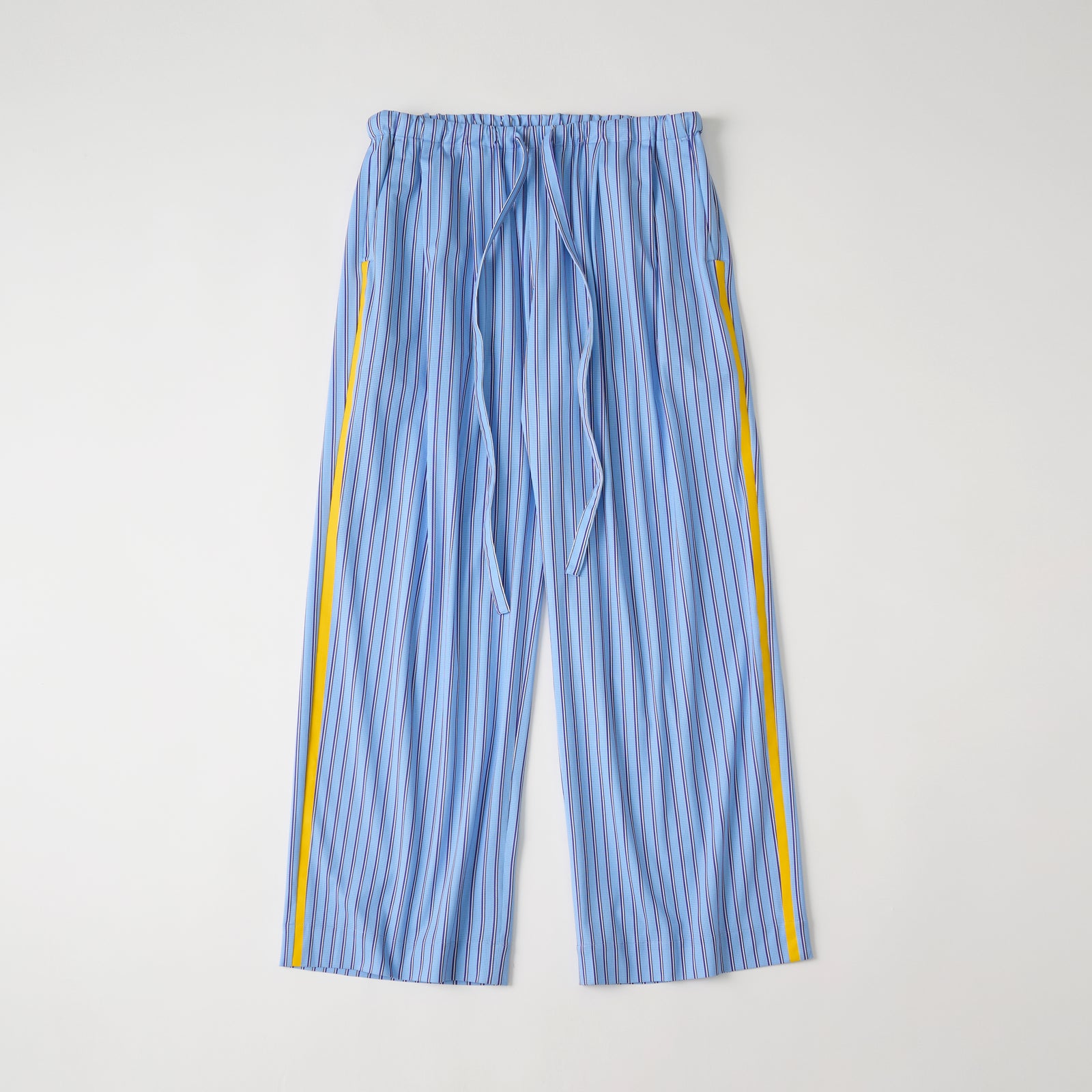 STRIPE 2 TUCK WIDE PANTS - White Mountaineering®︎ – White