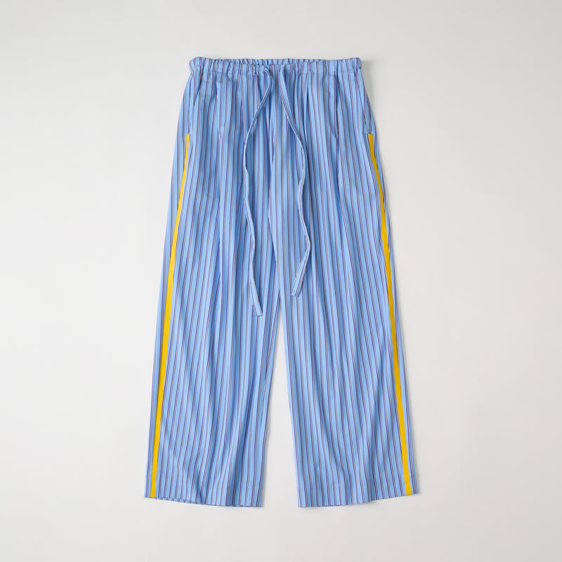STRIPE 2 TUCK WIDE PANTS - White Mountaineering®︎ – White