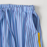 STRIPE 2 TUCK WIDE PANTS