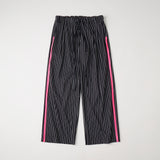 STRIPE 2 TUCK WIDE PANTS