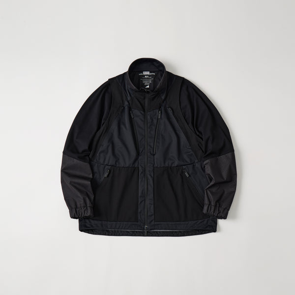 未使用　White Mountaineering ANORAK　BLACK WHITE MOUNTAINEERING TECHNICAL ANORAK BLK White Mountaineering