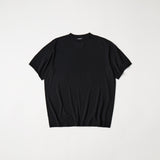 WASHABLE SILK S/S KNIT PULLOVER