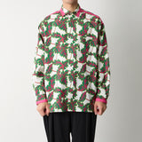 BOTANICAL PATTERN WIDE SHIRT