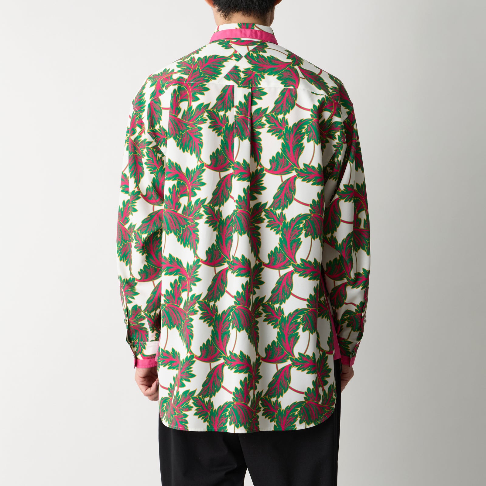BOTANICAL PATTERN WIDE SHIRT - White Mountaineering®︎ – White