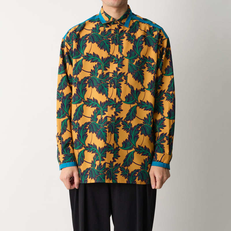 BOTANICAL PATTERN WIDE SHIRT - White Mountaineering®︎ – White