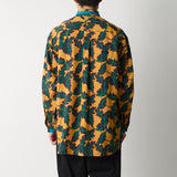 BOTANICAL PATTERN WIDE SHIRT