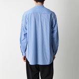 STRIPE BAND COLLAR SHIRT