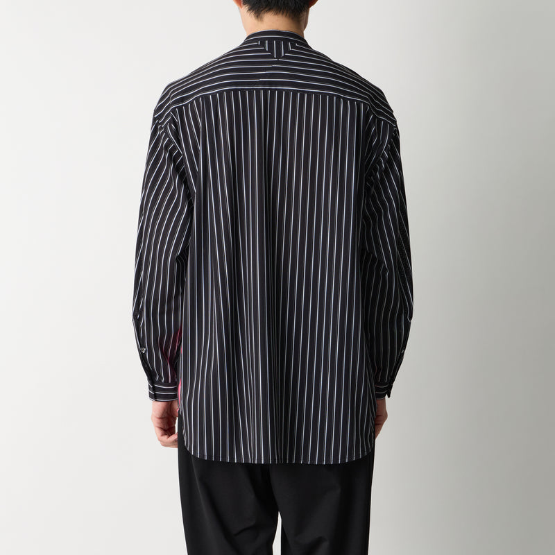 STRIPE BAND COLLAR SHIRT - White Mountaineering®︎ – White