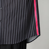 STRIPE BAND COLLAR SHIRT