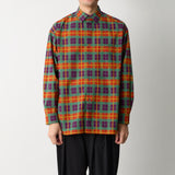 MADRAS CHECK WIDE SHIRT