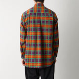 MADRAS CHECK WIDE SHIRT
